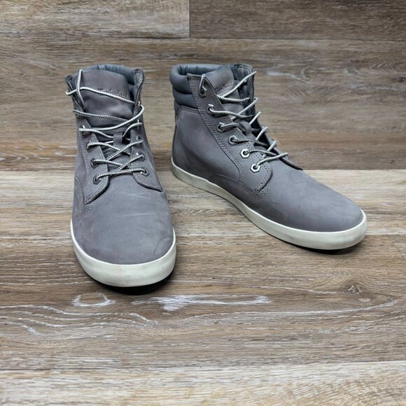 Timberland Dausette Grey Nubuck High Top Sneaker Boot Women's Size 9 - Picture 7 of 8